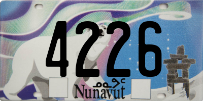 NU license plate 4226