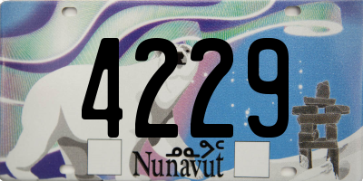 NU license plate 4229