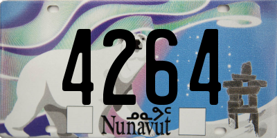 NU license plate 4264