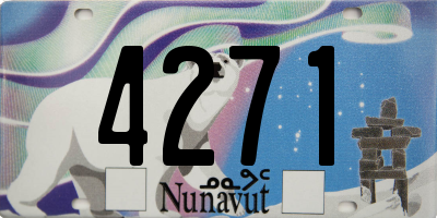 NU license plate 4271