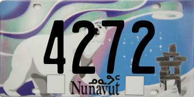 NU license plate 4272