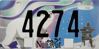 NU license plate 4274