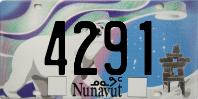 NU license plate 4291