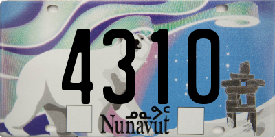 NU license plate 4310