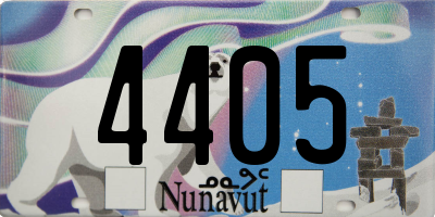 NU license plate 4405