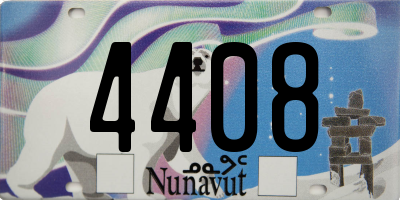 NU license plate 4408