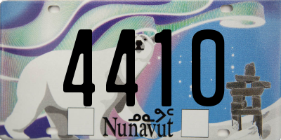 NU license plate 4410