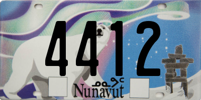 NU license plate 4412