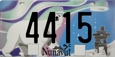 NU license plate 4415