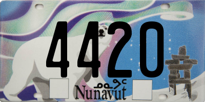 NU license plate 4420