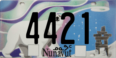 NU license plate 4421