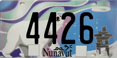 NU license plate 4426