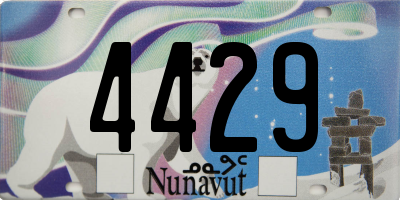 NU license plate 4429