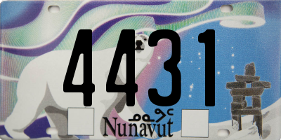 NU license plate 4431