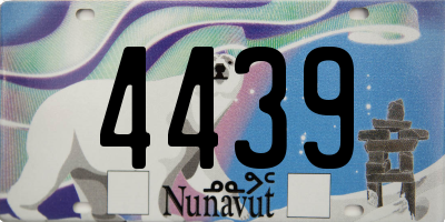 NU license plate 4439