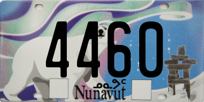 NU license plate 4460