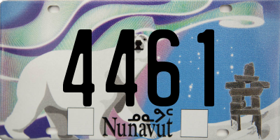 NU license plate 4461