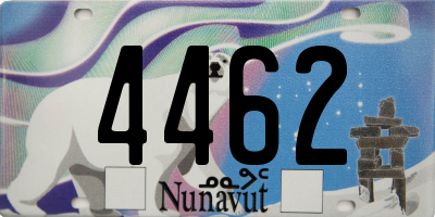 NU license plate 4462