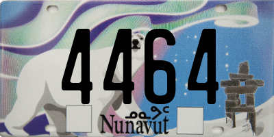 NU license plate 4464