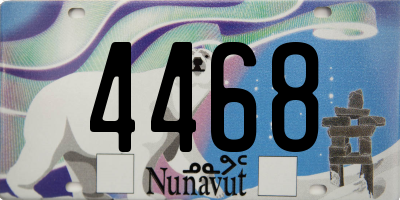 NU license plate 4468