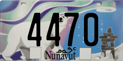 NU license plate 4470