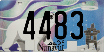 NU license plate 4483