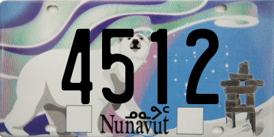 NU license plate 4512