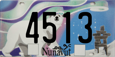 NU license plate 4513