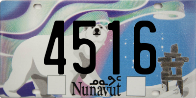 NU license plate 4516