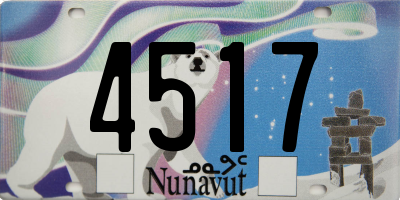 NU license plate 4517