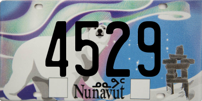 NU license plate 4529