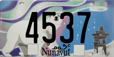 NU license plate 4537