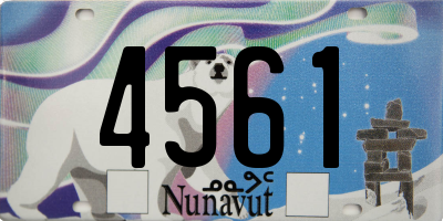 NU license plate 4561