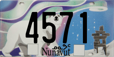 NU license plate 4571