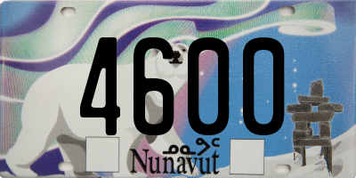 NU license plate 4600