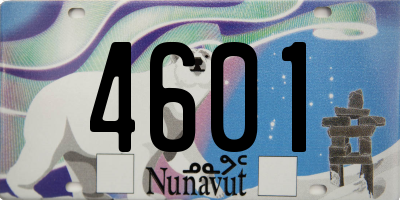 NU license plate 4601