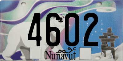 NU license plate 4602