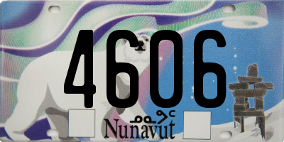 NU license plate 4606