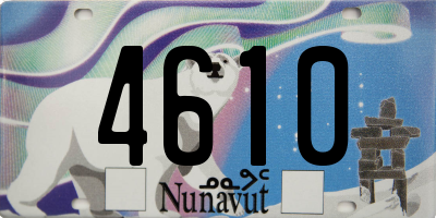 NU license plate 4610