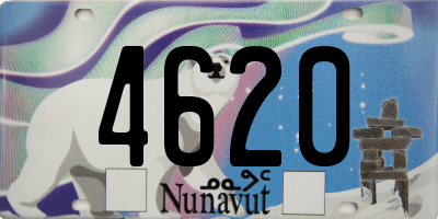 NU license plate 4620