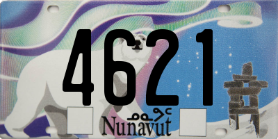 NU license plate 4621