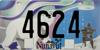 NU license plate 4624