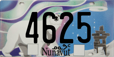 NU license plate 4625