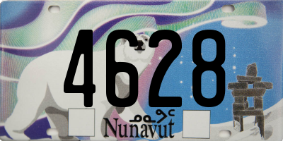 NU license plate 4628