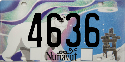 NU license plate 4636