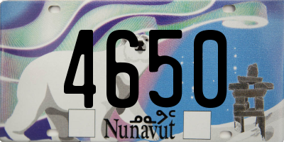 NU license plate 4650