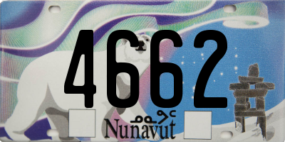 NU license plate 4662