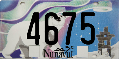 NU license plate 4675