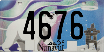 NU license plate 4676