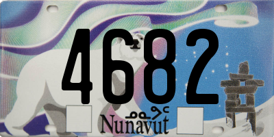 NU license plate 4682